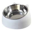 thumbnail image 1 of LSLJS Cat Bol, Bols de Nourriture Cat Surélevés, Bol Cat Incliné Surélevé, Bol de Protection en Acier Inoxydable pour Colonne Cervicale Cat Bol de Nourriture 400 ml, 1 of 1
