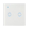 thumbnail image 1 of Wireless Switches WiFi Light Switch Smart Wall Compatible with Alexa Echo Google Home Assistant Control APP Touchable Light Switch Phone for iOS 1 2 3 Gang, 1 of 8