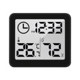 thumbnail image 1 of Thermohygrometer Simple Smart Home Electronic Digital Thermometer Hygrometer LCD Wall Clock ,Fast Response, 1 of 6