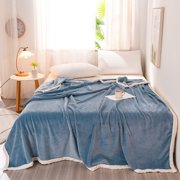Summer Savings Kcavykas Cool and Breathable in Summer Solid Colour Milk Velvet Washable Cool Comforter