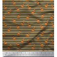 thumbnail image 1 of Soimoi Polyester Crepe Fabric Stripe & Giraffe Animal Printed Craft Fabric by The Yard 42 Inch Wide, 1 of 3