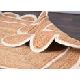 thumbnail image 4 of Indian Handmade Braided Natural Jute With white Color Jute Design Area Rugs , Scalloped Rugs , Home Décor Natural Jute Rugs & Carpet Size , 6 x 6 Feet ( 180 cm x 180 cm )Square, 4 of 5