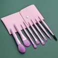 thumbnail image 1 of 8 Macaron Series Makeup Brush Set Mini Travel Friendly Beauty Tools For Application, 1 of 7