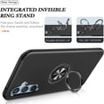thumbnail image 4 of [PST] Samsung Galaxy A36 / A37 / A56 Ring Case, Hybrid Magnetic Kickstand Case Cover with Invisible Ring Stand, 4 of 5