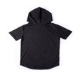 thumbnail image 3 of T-shirt à Capuche pour Homme en Coton Slub Uni à Manches Courtes, Coupe Ajustée, 3 of 5