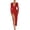 Red, variant on HVOBTTY Spring Casual Long Sleeve Dresses for Women, Ladies' Split Sequin Floor Length Evening Gown Long Sleeved V-Neck Dress Red, M