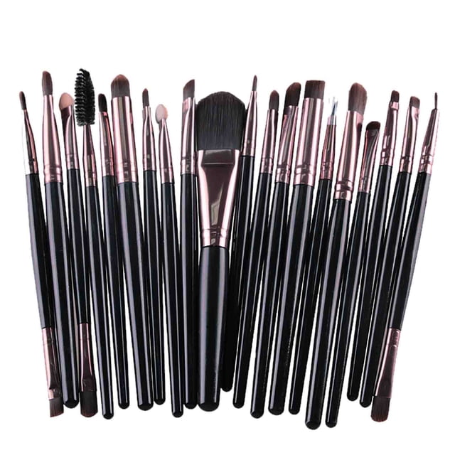 EARKITY 20 Pcs Makeup Brush Set Outils Maquillage Kit de toilette Kit de brosse de maquillage de laine,Brushes de maquillage Artisan Easel Elite Cosmetics Make up Brosse Set, Ensemble complet de brosses de maquillage, 2024 Solde des ventes
