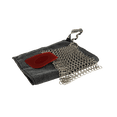 thumbnail image 2 of Coghlan's 3-Piece Cast Iron Cleaning Kit: Chainmail Scrubber, Polycarbonate Scraper & Dual Cloth, 2 of 6