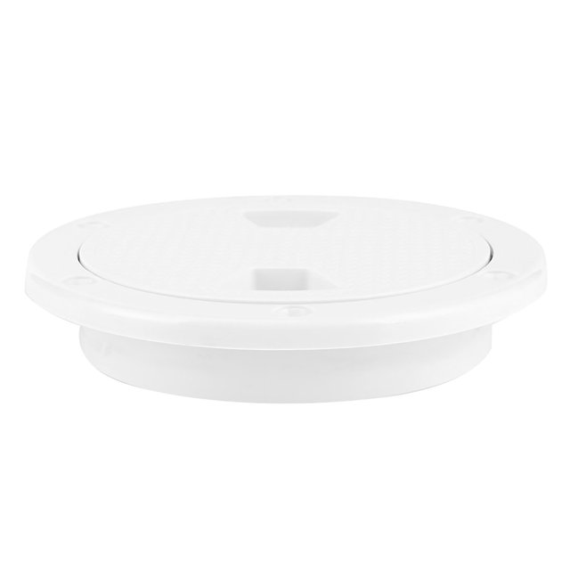 Hatch Cover, Nonslip Round 4in Deck Plates Impact White Reliable for Boat Accessory
