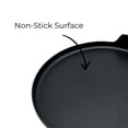 thumbnail image 2 of Starfrit La Forge Classic 9.5" Flat Tava Pan, Ideal for Thin Crepes, Dosas, Chapatis, Parathas and More, Non-Stick Forged Aluminum, Oven Safe, Black, 2 of 5