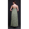 thumbnail image 3 of Bimba Robe Maxi à Bretelles Spaghetti Sans Manches pour Femmes en Rayonne Imprimée d'Oiseaux, Coupe Évasée, Cami - Xxx-Grand, 3 of 5