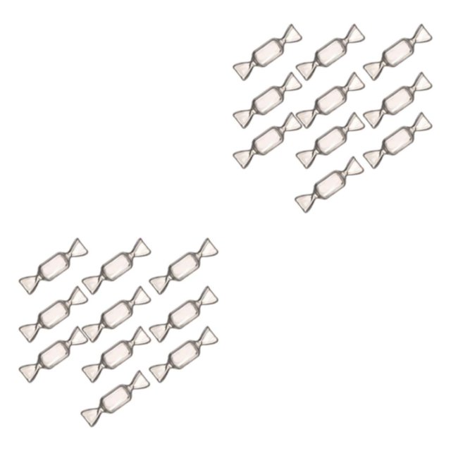 relayinert Candy Shaped Mini Necklace Organizer Earrings Necklace Storage Transparent 10 Pcs 2Set