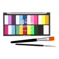 thumbnail image 3 of Body Paint Face Paint Palette, Professional Washable Palette with Brush for Kids B, 3 of 9
