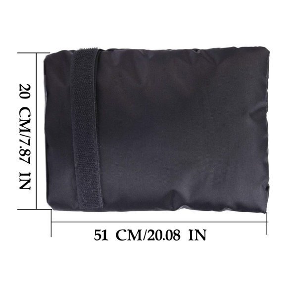 Housse de Robinet d'Extérieur pour Protection contre le Gel Hivernal, Design à Enfiler avec Sangle Ajustable, Tissu Bleu, 18 x 15 cm, Petit 22 x 18 cm, Moyen 51 x 20 cm, Grand
