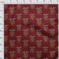 thumbnail image 3 of oneOone Cotton Silk Fabric Bird & Tree Block Print Fabric By The Yard 42 Inch Wide, 3 of 4