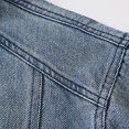 thumbnail image 4 of EGNMCR Veste en Denim à Col à Revers à Manches Longues pour Enfants Haut Décontracté Élégant pour Garçons Veste en Denim à Capuche à Manches Longues pour Enfants Haut en Polyester, 4 of 6
