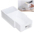 thumbnail image 4 of Boîte à Tiroirs en Plastique, Matériau PP Solide et Durable, Tirage Facile, Grande Capacité de Rangement, Rangement Classifié, Boîte de Rangement pour Bureau pour Cosmétiques et Papeterie Gris, Blanc, 4 of 8