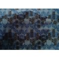 thumbnail image 4 of oneOone Cotton Silk Fabric Chevron Ikat Printed Fabric 1 Yard 42 Inch Wide, 4 of 4