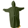 thumbnail image 3 of AJIWYH Imperméable pour Enfants, Poncho de Pluie Vert, 4-6 Ans, 3 of 4