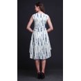 thumbnail image 2 of Bimba Robe Débardeur d'Été Décontractée Sans Manches pour Femmes, Longueur Genou, Imprimé Bleu Shibori - Medium, 2 of 6