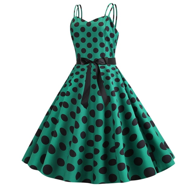 FcBaudy Robe Sans Manches à Col Rond, Robes d'Été pour Femmes, Robes pour Femmes Mode Féminine Imprimé Vintage Robe Sans Manches à Col Rond Robe Femme