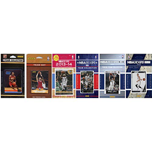 C&I Collectables NETS616TS NBA Brooklyn Nets 6 Different Licensed Trading Card Team Sets