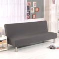 thumbnail image 2 of pdqouc Folding Sofa Cover Solid Color Futon Slipcover Polyester Elastic Fabric All Inclusive Cover for Kids, Soft Jacquard Fabric Small Checks, 2 of 8