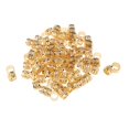 thumbnail image 1 of HILABEE 100 Pcs/Ensemble Perles pour Barbe Poignets de Dreadlocks Tresses pour Cheveux Tubes s. 100 Pcs Or, 1 of 7