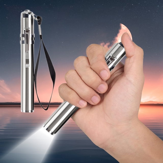 Lampe de Poche de Poche - Mini Lampe Stylo avec DEL à Haute Luminosité pour le Camping, la Randonnée et l'Urgence