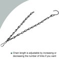 thumbnail image 3 of Unique Bargains 50cm Extension Lighting Chain S Hook Hanging Chains Black 8 Pack, 3 of 6