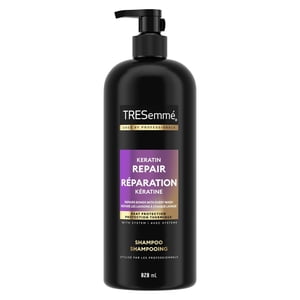 TRESemmé Shampoo Keratin Repair Repairs Bonds with Every Wash, 828 ml