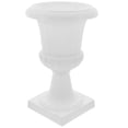 thumbnail image 1 of CHUANK Plastic Urn Flower Pot Roman Planter Pots Urn Decoration (White), 1 of 6