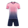 thumbnail image 1 of Ensemble de Soccer pour Garçon, Lot de 2, Chandail et Short, Uniforme d'Entraînement d'Équipe Sportive, 1 of 5