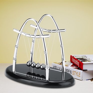 TOPINCN Newton's Balance Balls, Balance Balls Toy, Newton's Cradle Balance Steel Balls Physics Science Pendulum Ornaments Toy Desk