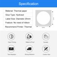 thumbnail image 2 of Label Paper Thermal Sticker Self-Adhesive Printable Paper Roll Waterproof Oil-Proof Tear Resistant for Price Name, 2 of 8
