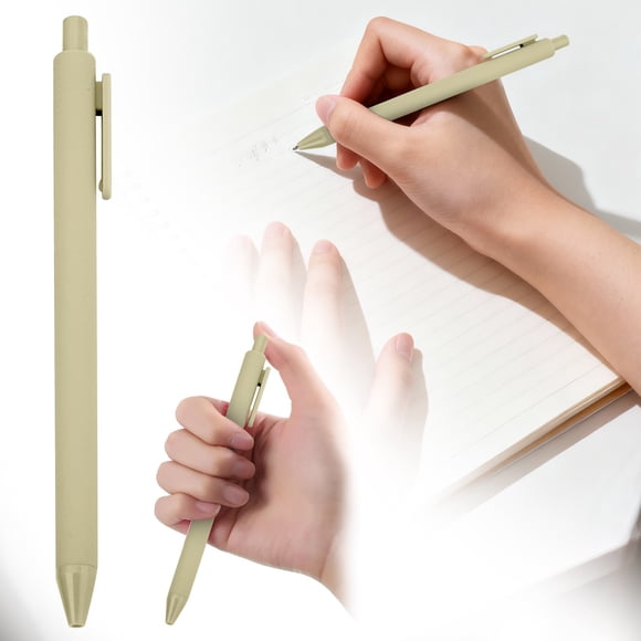 1Pc Ballpoint Pen Click Pen Plastic For Office Desk Classroom Black