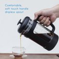 thumbnail image 4 of Easyworkz French Press 12 oz Coffee Tea Maker with Borosilicate Glass,Soft Grip Handle, 4 of 7