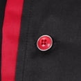thumbnail image 4 of facefd Long Sleeves Chef Jacket Coat Hotel Waiters Kitchen Uniform Tops Black 3XL, 4 of 8