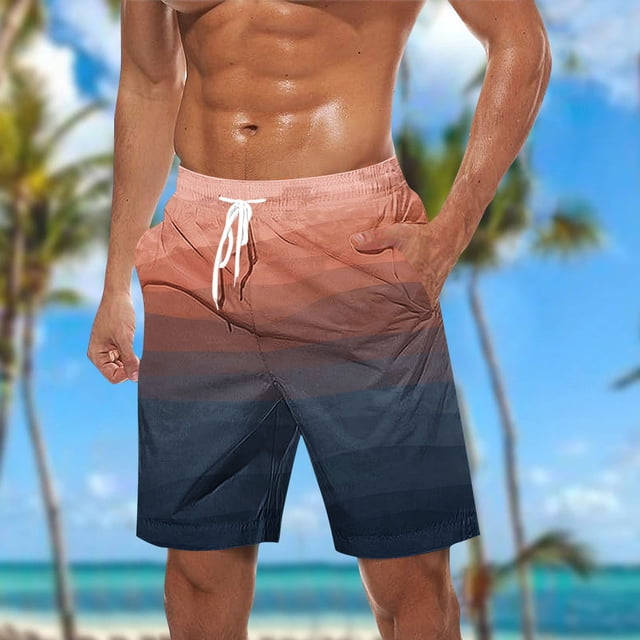 Weiqiqre Mens Athletic Shorts Swim Trunks Quick Dry Swim Shorts Bathing Suits with Pockets