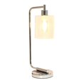 thumbnail image 2 of Lalia Home LHD-2003-CH Modern Iron Desk Lamp with Glass Shade, Chrome, 2 of 4