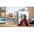 thumbnail image 2 of Ahgly Company Machine Washable Indoor Square Transitional Burgundy Red Area Rugs, 6' Square, 2 of 7