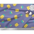thumbnail image 2 of Soimoi Silk Fabric Pine Fruits Print Fabric by Yard 42 Inch Wide, 2 of 3