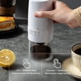 thumbnail image 4 of RKSTN Grinder Grinder Small Rechargeable Portable Coffee Machine, Automatic and Manual Dual Modes, Stepless Adjustment of Grinding Degree White Kitchen Gadgets, 4 of 8