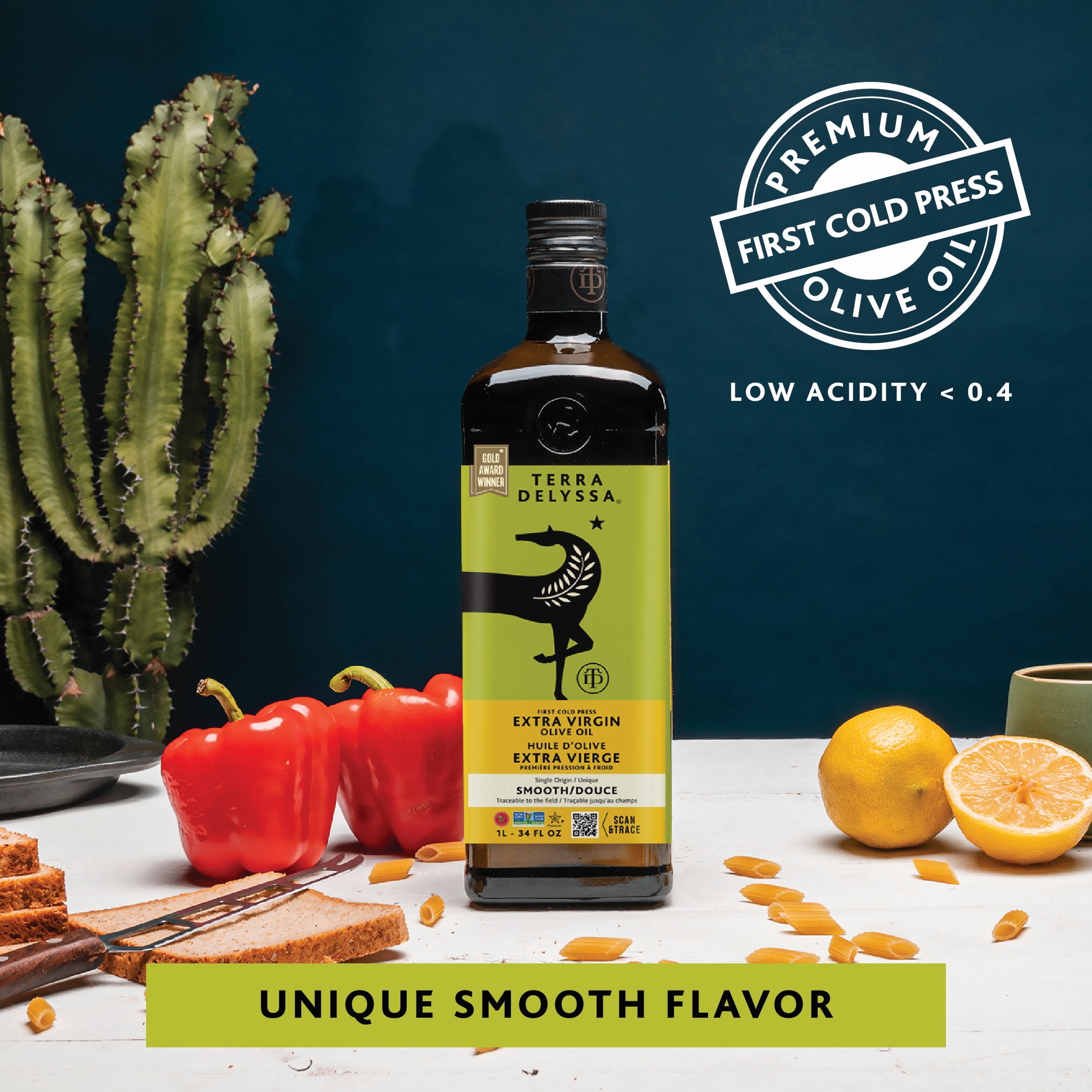 Terra Delyssa Premium Extra Virgin Olive Oil 1L - Walmart.ca
