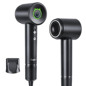 Hair Dryer - Bopcal Ionic Blow Dryer with Concentrator for All Hair Types,110000 RPM High-Speed Fast Drying Lightweight and Quiet, 200 Million Negativ