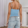 thumbnail image 4 of Women's Everyday Layering Tank Top with Adjustable Straps and Removable Padding for Casual Wear and, 4 of 6