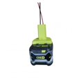 thumbnail image 2 of Adaptateur de Batterie Fil 12AWG Compatible pour Ryobi One + Connecteur d'Alimentation de Batterie Li-ion 18v Vert, 2 of 5