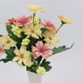thumbnail image 4 of 13-head Artificial Chrysanthemum Bouquet Simulation Flora Decor Home Table Centerpiece Wedding Fake Flower  Wine Red, 4 of 9
