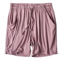 thumbnail image 2 of Timegard Womens Shorts Summer Elastic Waisted Drawstring Loose Soft Sleepwear Casual Loose Pjs Shorts, 2 of 7