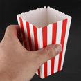 thumbnail image 3 of 120 Sacs Boîtes de Petits Bonbons Maïs Soufflé pour Fête Cinéma, Rouge, 3 of 8